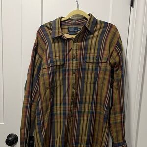 Polo Ralph Lauren Men's Multicolor Plaid Button Down Shirt